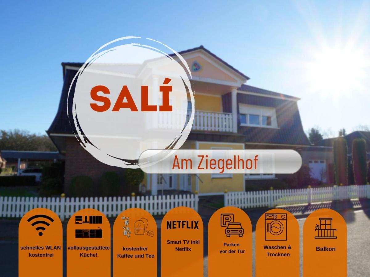 Sali - Am Ziegelhof Komplett Saniert, Grosse Terrasse, Schnelles Wlan, Streaming Appartamento Vechta Esterno foto